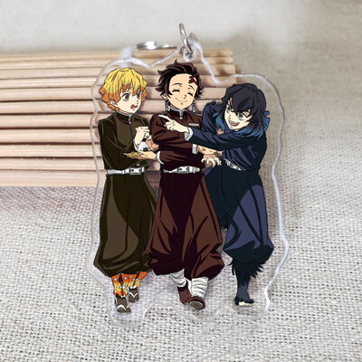 

Fat Bear Anime Demon Kimetsu no Yaiba Anime Acrylic Keychain Key Ring