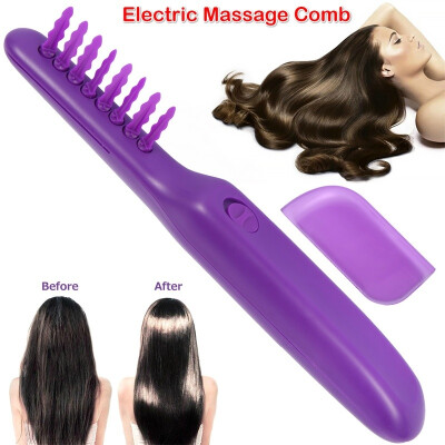 

2020 New Portable Hair Straightener Comb Electric Detangling Brush Wet&Dry Electric Comb Hair Curly Detangler Brush
