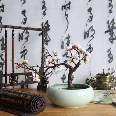 

1 Pack Plum Blossom Artificial Flowers Simulation Flower Table Decoration Accessories Floral Arrangement Theme Decorations