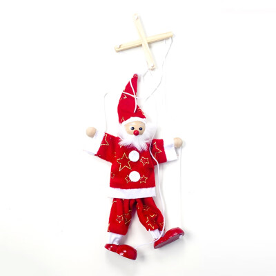 

Christmas cloth Santa Claus puppet childrens toys Santa Claus