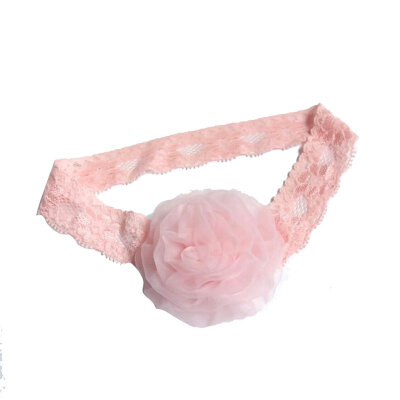 

Chiffon Rose Flower Hair Bow Headwear Headband Hair Band Headdress Hair Accessories