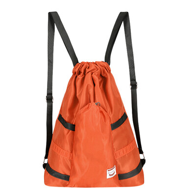 

Tailored Drawstring Backpack Men And Women Light School Bag Sports Travel Outdoor Bag