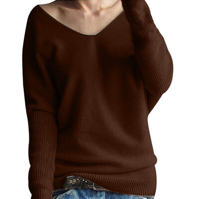 

〖Follure〗Fashion Women Winter Batwing Sleeve Solid Knitted Sweater Pullover Tops Blouse