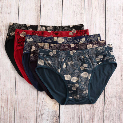 

Tailored 5PC Mens Printed Color Underwear Soft Breathable Knickers Short Sexy Briefs