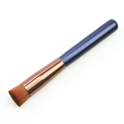 

BB Cream Makeup Foundation Multifunctional Wooden Handle Flat Head Concealer Makeup Brushes