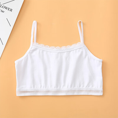 

Young Girls Training Bra Soft Cotton Underwear For Teenage Puberty Cotton Child Bra For Kids Students 8-16 Yrs