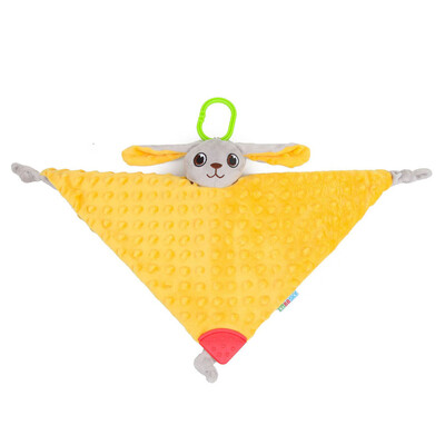 

Baby Comforting Towel Soft Baby Blanket with Toy Set Newborn Christening Gift Cute Boy Girl