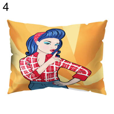

Creative Beauty Printed Throw Square Pillow Case Cushion Cover Bedding Articles
