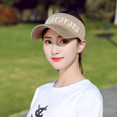 

Empty top hat womens spring&summer leisure Korean mix&match sweet letter baseball cap knitting cap outdoor sun hat