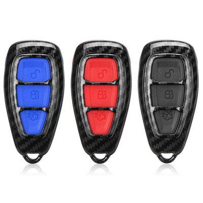 

Carbon Fiber Remote Key Fob Case Shell Cover For Ford Focus Fiesta Kuga C-Max