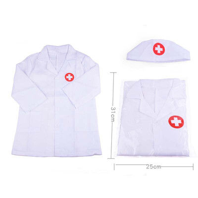 

Childrens Simulation Doctor Professional Performance Performance Clothing Kindergarten House Nurse Service White Pink