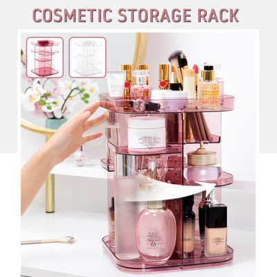 

1PC 360 Degrees Rotating Cosmetic Storage Rack Lipstick Jewelry Case Holder Display Stand Cosmetic Box MakeUp Organizer