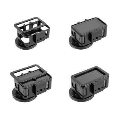 

TELESIN Aluminum Alloy Protective Border Housing Frame Case Shell Cage with Hot Shoe 52mm UV Filter Lens Cap for DJI OSMO Action C