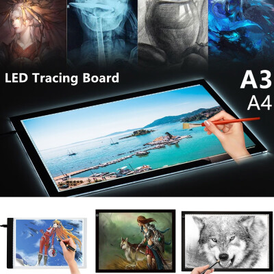 

Willstar NEW A3A4 LED Light Box Tracing Board Art Design Stencil Drawing Painting Sketch Boards Copy Lightbox Art Stencil