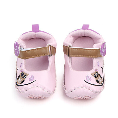 

Baby Girls Shoes Toddler Infant First Walkers for Newborn Autumn Soft Sole Non-Slip Floral PU Shoes Sneakers