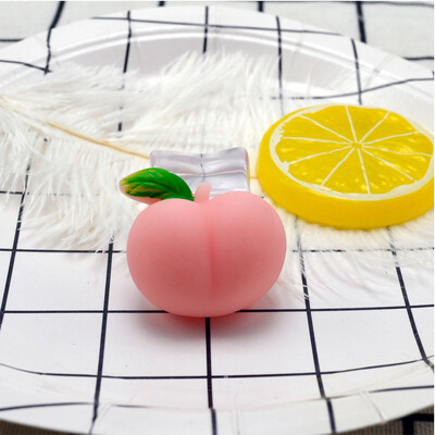 

Siaonvr 1PC Mini peach Squeeze Funny Toy Soft Stress And Anxiety Relief Toys DIY Decor