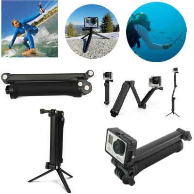 

3 Way Grip Waterproof Monopod Selfie Stick Sports Camera Tripod Bracket Stand