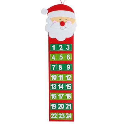 

Toponeto Christmas Old Hairy Man Calendar Advent Countdown Calendar Wall Calendar