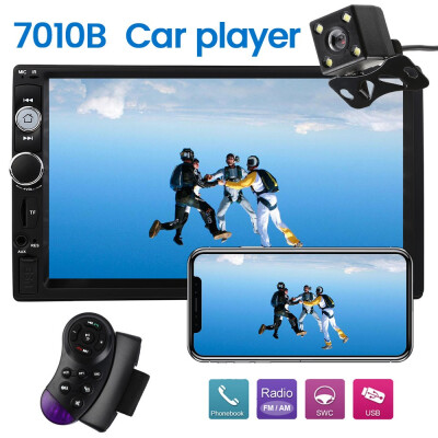 

7 "HD 2DIN Bluetooth Autoradio Stereo Car Radio MP3 MP5 Player Touch Screen Aux USB FM Radio Camera