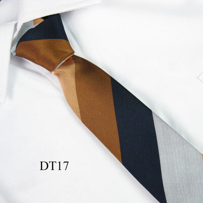 

Party Wedding Tie Classic Jacquard Woven Plain Skinny Silk Slim Necktie YRD