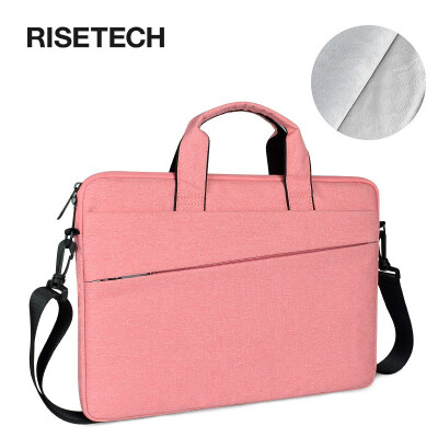 

RISETECH Men Laptop Bag Women Laptop Sleeve Handbag 156 inch for MacBookNotebook