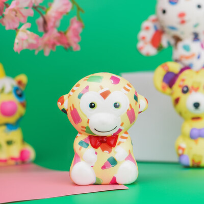 

〖Follure〗Squishies Toy Kawaii Adorable Monkey Toy Slow Rising Cream Scented Stress Relief
