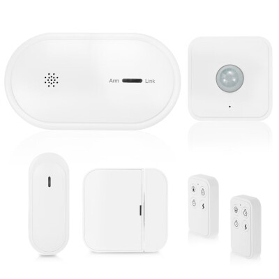 

433MHz Wireless GSM&WIFI SMS Auto-dial Alarm Security System Gateway Host Door Sensor PIR Motion Sensor Water Sensor Smart Home B