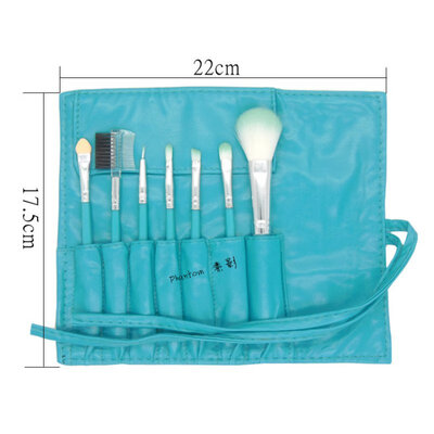 

Professional 7 PCS Makeup Brushes Set Tools Make-up Toiletry Kit Wool Brand Make Up Brush Set Case Cosmetic Foundation