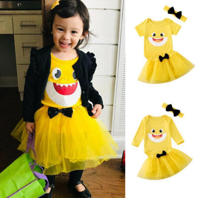 

Newborn Baby Girl Dress Outfits ShortLong Sleeve RomperTutu SkirtHeadband Set