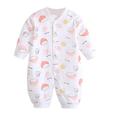 

Newborn Toddler Baby Boys Girls Rompers Funny Letter Cartoon Jumpsuit For Infant Boys Girls Long Sleeve Clothing
