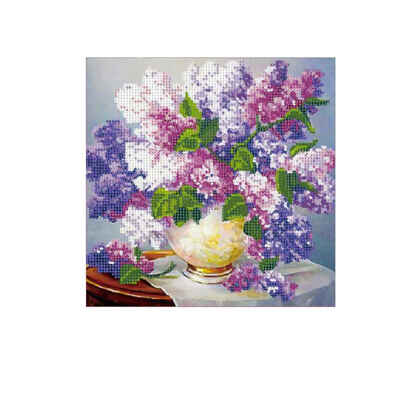 

30X30CM Lavender 3D Embroidery DIY Craft Painting Cross Stitch Mosaic Home Decor Wall Sticker