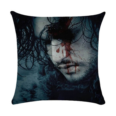 

18" Square Game of Thrones Cotton Linen Home Decorative Throw Pillow Case Cushion Cover 45cm45cm