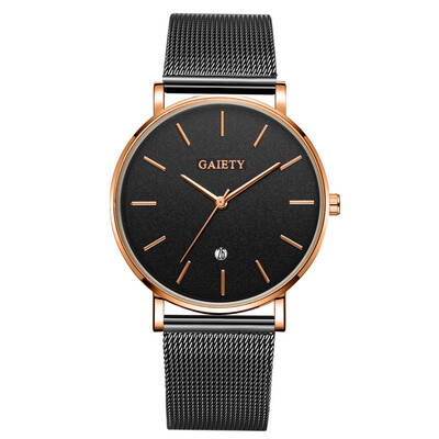 

〖Follure〗Business Fashion Simple Simple Casual Calendar Net With Strap Mens Watch