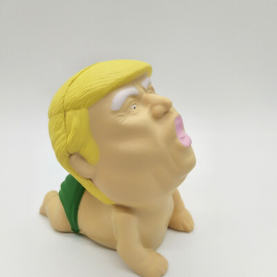 

Funny Trump Toys Pressure Squeeze Slow PU Rebound Novelty Funny Trump Toy Phone Pendant Fun Gift