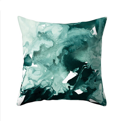 

〖Follure〗Geometric Marble Texture Throw Pillow Case Cushion Cover Sofa Home Decor