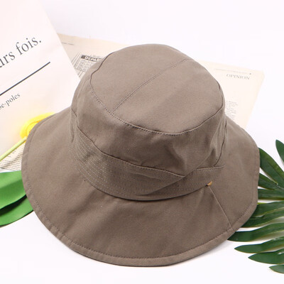 

Spring&summer new fisherman Hat Korean wave Hat women casual Joker Sun Hat mens metal pendant basin Hat couple Hat