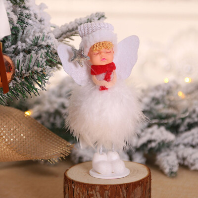 

1pc Christmas Doll Ornament Desktop Home Window Holidays Seasonal Decorations