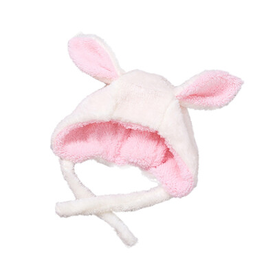 

Autumn Baby Girls Boys Hats Headwear Toddler Solid Print Hats With Ear Design Casual Caps
