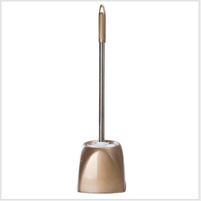 

Modern Style Creative Long Handle Bathroom Toilet Brush With Holder Simple Stainless Steel Toilet Brush Cleaning Brush Set