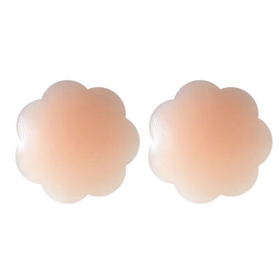 

Ladies Anti-Bump Silicone Nipple Invisible Strapless Gather Solid Color Breathable Intimates Accessories