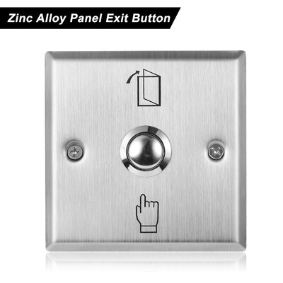 

Zinc Alloy Panel Exit Button Push Switch for Door Access Control System