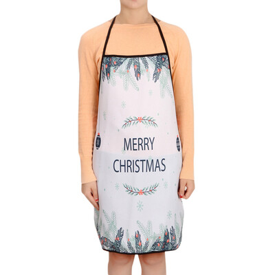 

Toponeto Christmas Decoration Waterproof Apron Christmas Dinner Party Apron