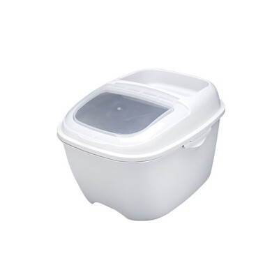 

Toponeto 10KG Flip Cover Sealed Multi-function Rice Bucket Storage Box Kitchen Household