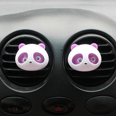 

Car Outlet Perfume Car Styling Air Conditioning Vent Air Freshener Cute Panda Eyes Will Jump 6 Colors Auto Interior Decoration
