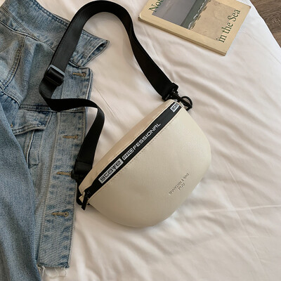 

Tailored Women Joker Simple Crossbody Fashion Chest Pocket Pocket Shoulder Bag