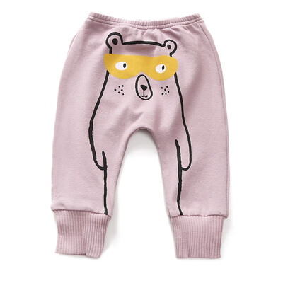 

Cute Boy Trousers Childrens Casual Fashion Cartoon Pattern Cotton Warm Comfortable Long Pants