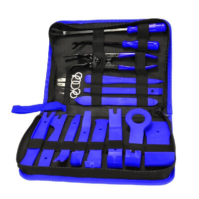 

19pcs Auto Car Audio Radio Interior Door Panel DIY Plasti c Demolition Installation Pry Tool Repairing Hand Tools Kit Screwdriver