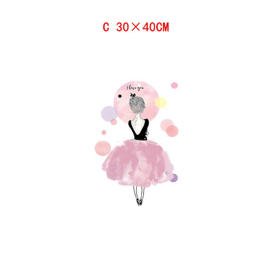 

Gobestart Girl Cute Girl Cartoon Animal Decorative Canvas Painting Childrens Room Hanging Painting