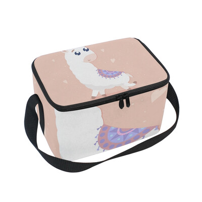 

ALAZA Lunch Box Insulated Lunch Bag Large Cooler No Drama Llama Tote Bag