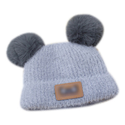 

Baby Hat Knitted ball Hat For Girls Fashion Cute Boys Caps Spring Childrens Hats Caps 0-2t